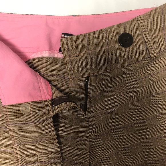 TRACY EVANS LIMITED vintage/y2k pink/purple/beige pleated pants (size 8) - Picture 4 of 7